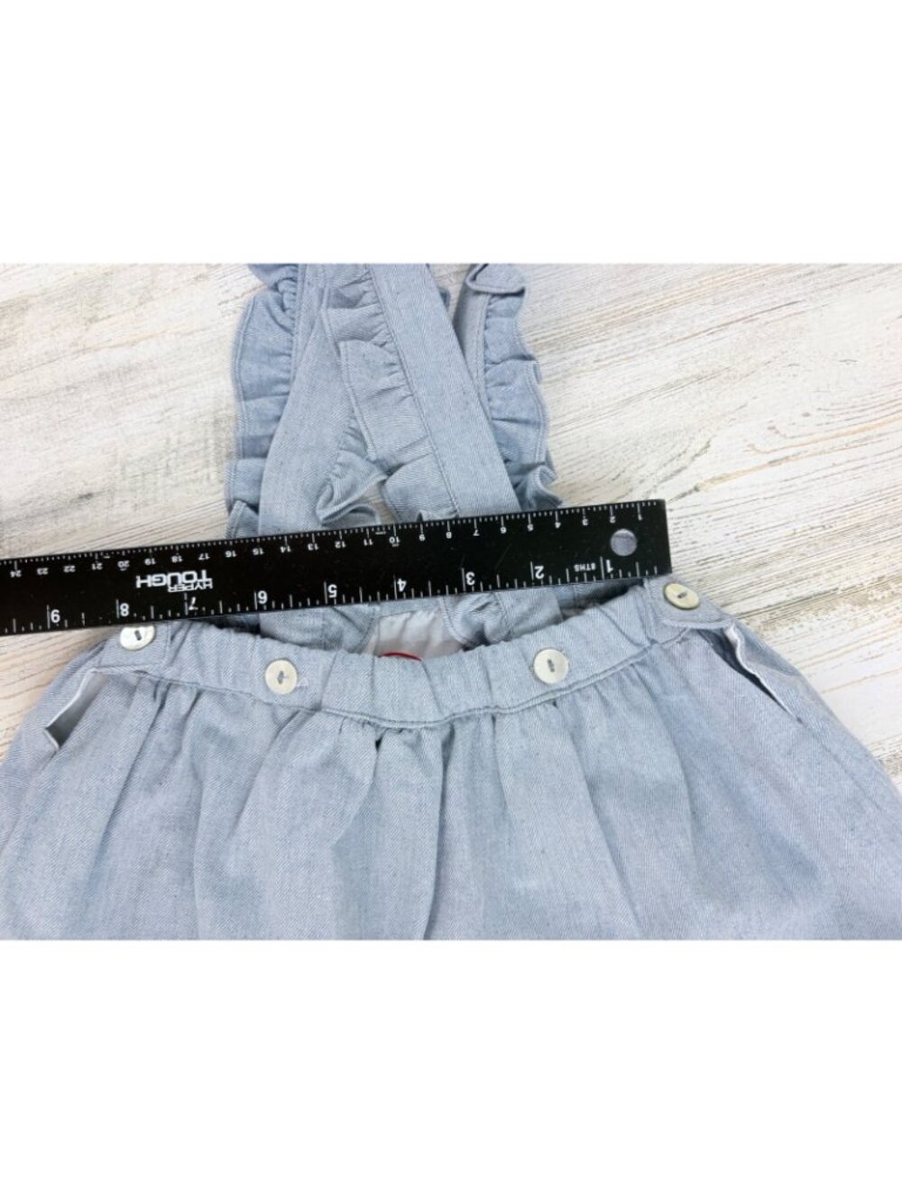 La Coqueta Sz 3T Dusty Blue Agata Girl Pinafore Skirt NWT - Picture 13 of 13